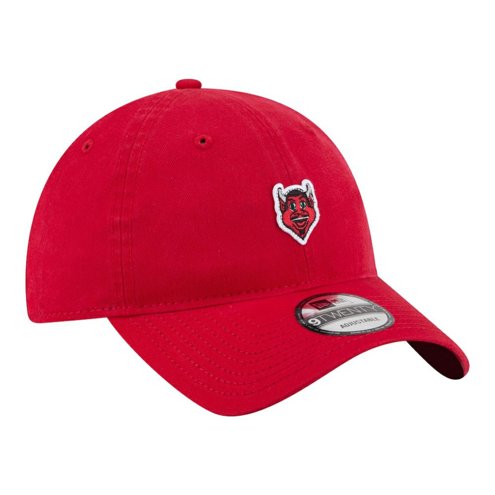 New Jersey Devils New Era Unisex Mascot Patch 9TWENTY Adjustable Hat - Red | New Era Clearance