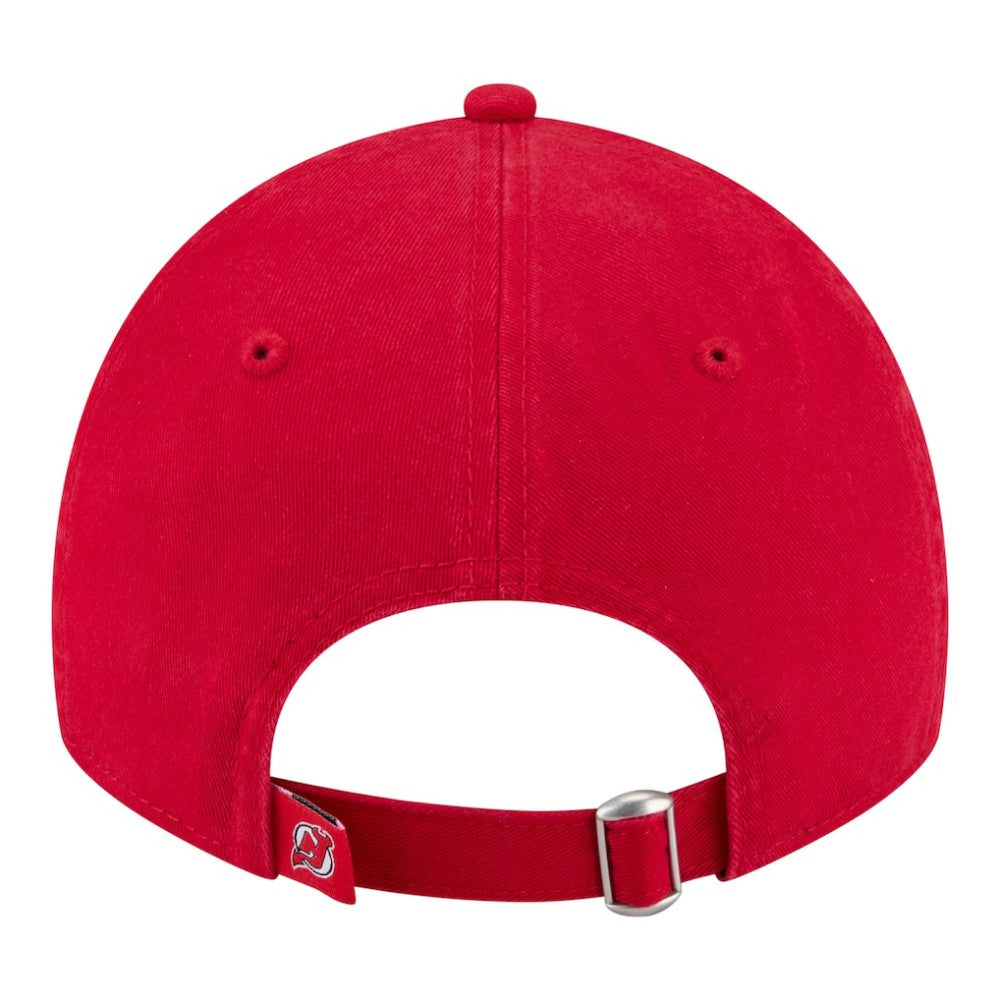 New Jersey Devils New Era Unisex Mascot Patch 9TWENTY Adjustable Hat - Red | New Era Clearance