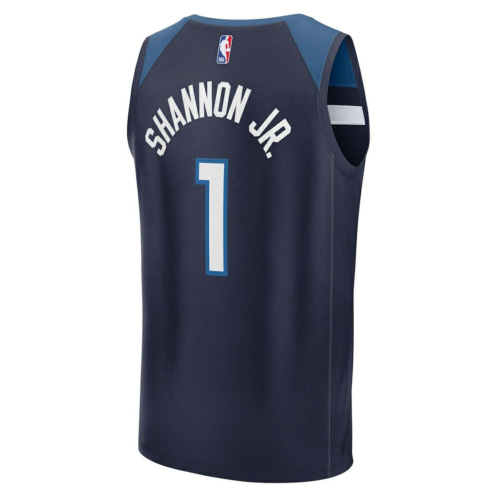 Fanatics Terrence Shannon Jr. Minnesota Timberwolves Fast Break Replica Jersey Navy Icon Edition