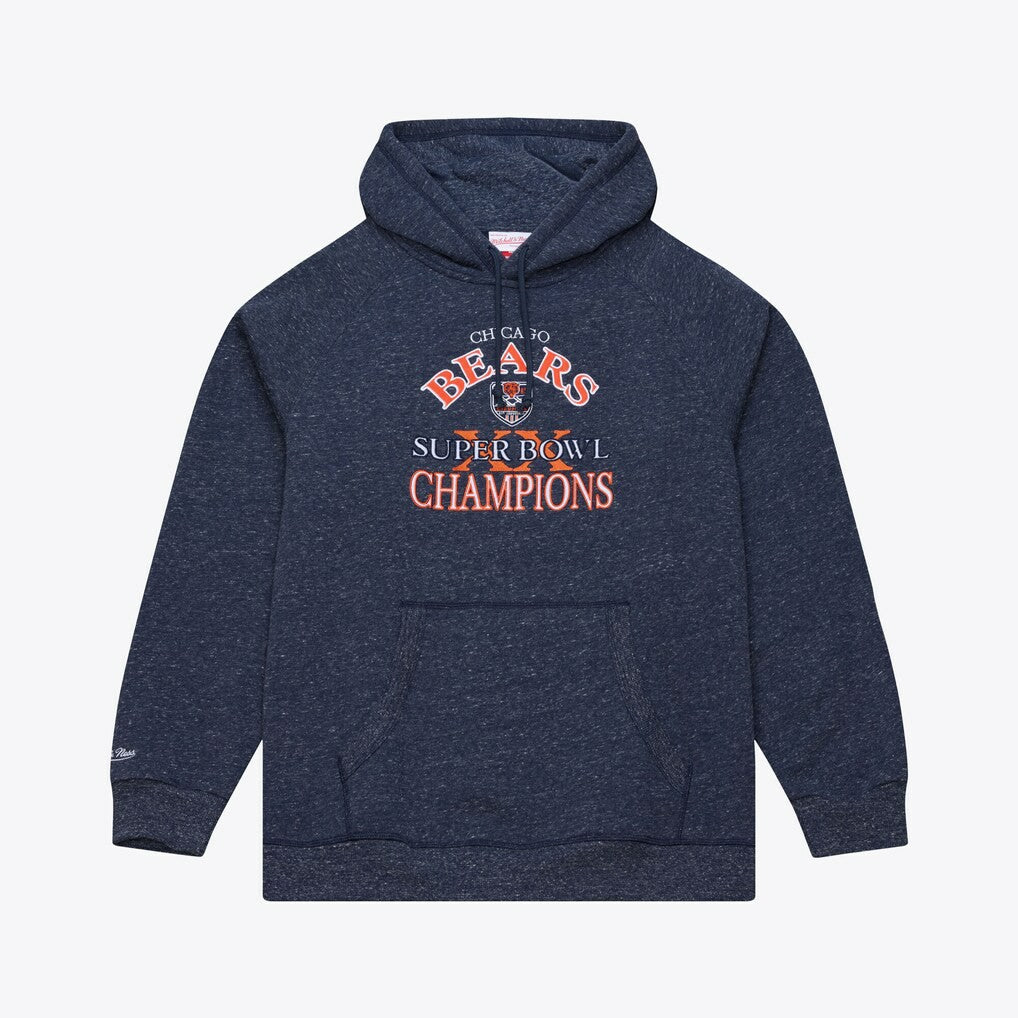 Chicago Bears 1985 Super Bowl Champions Winning Streak Hoodie - Navy - Mitchell & Ness