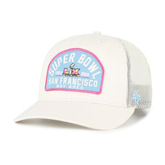 Super Bowl LX '47 Leland Adjustable Trucker Hat - Natural - 47 brand