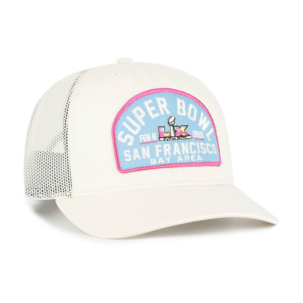 Super Bowl LX '47 Leland Adjustable Trucker Hat - Natural - 47 brand