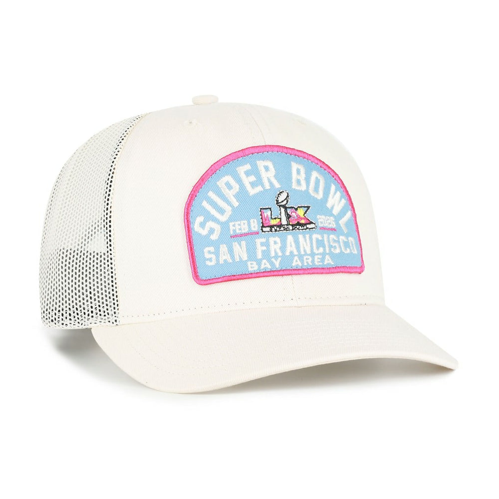 Super Bowl LX '47 Leland Adjustable Trucker Hat - Natural - 47 brand