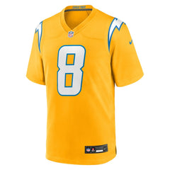 Omarion Hampton Los Angeles Chargers Alternate Charger Power Game Player Jersey - Gold - Nike