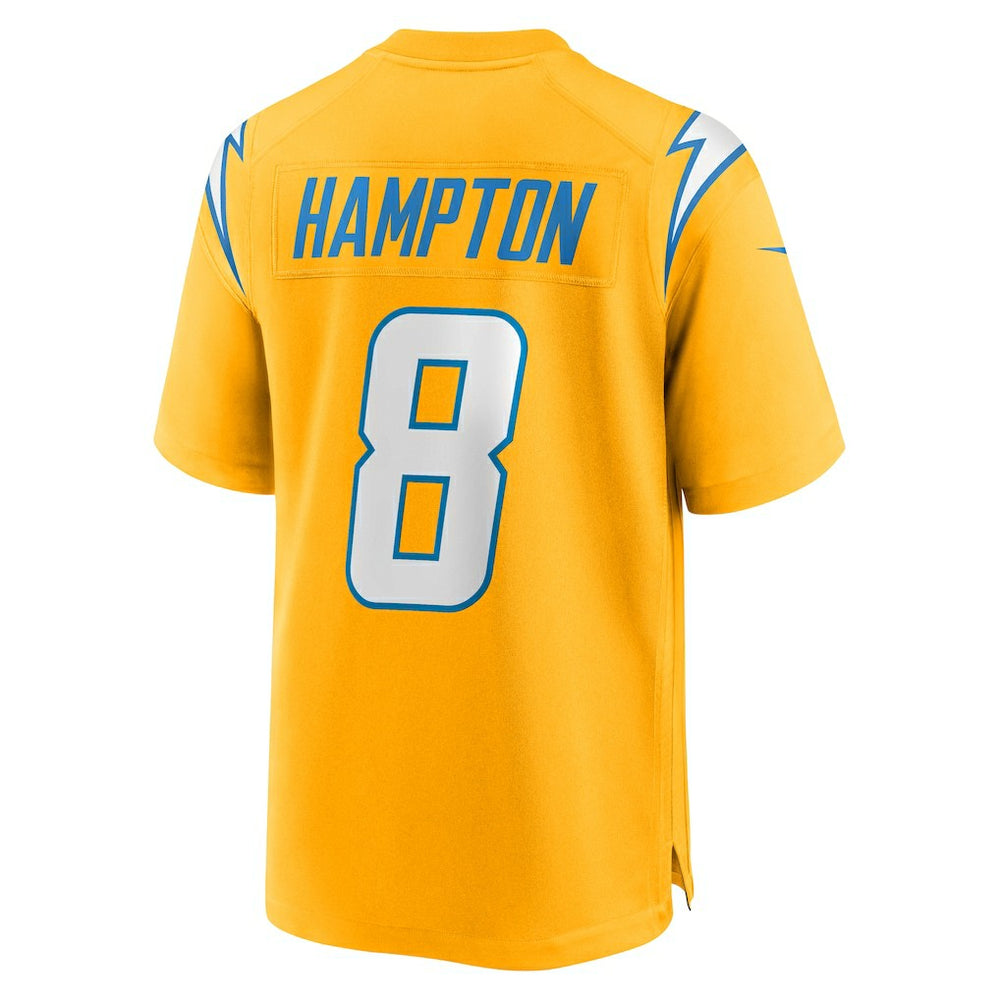 Omarion Hampton Los Angeles Chargers Alternate Charger Power Game Player Jersey - Gold - Nike