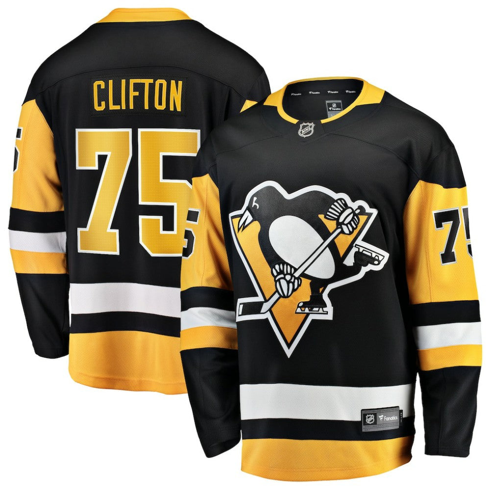 Connor Clifton Pittsburgh Penguins Fanatics Home Breakaway Jersey - Black | Fanatics on sale