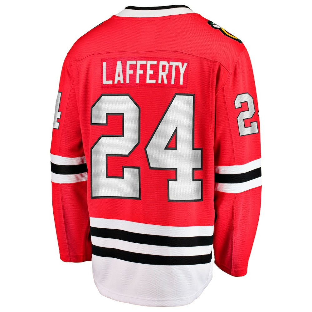 Sam Lafferty Chicago Blackhawks Fanatics Home Breakaway Jersey - Red | Fanatics sale