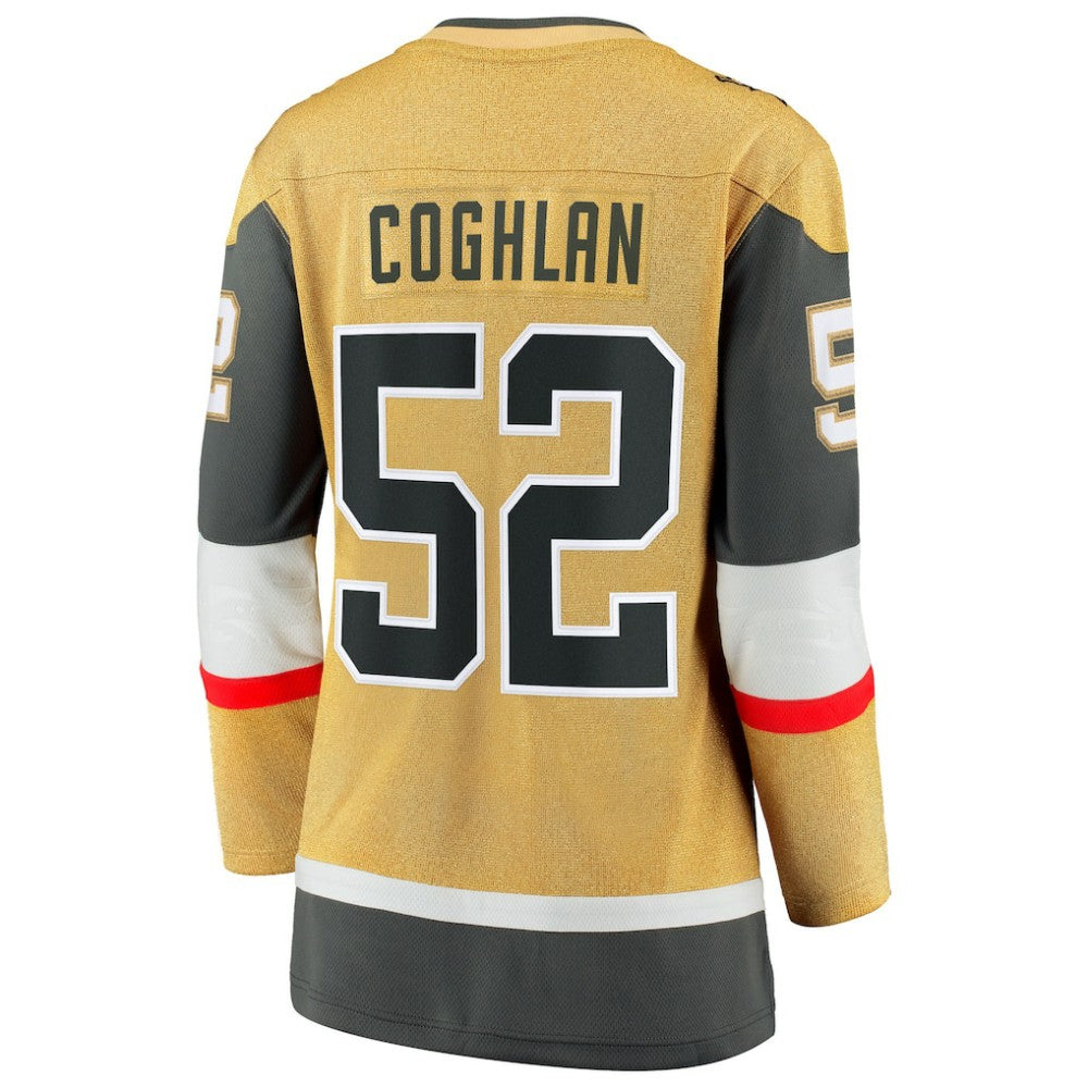 Dylan Coghlan Vegas Golden Knights Fanatics Women's Home Breakaway Jersey - Gold | Fanatics Lifestyle