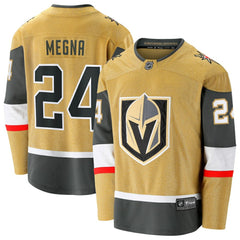 Jaycob Megna Vegas Golden Knights Fanatics Home Breakaway Jersey - Gold | Fanatics Lifestyle