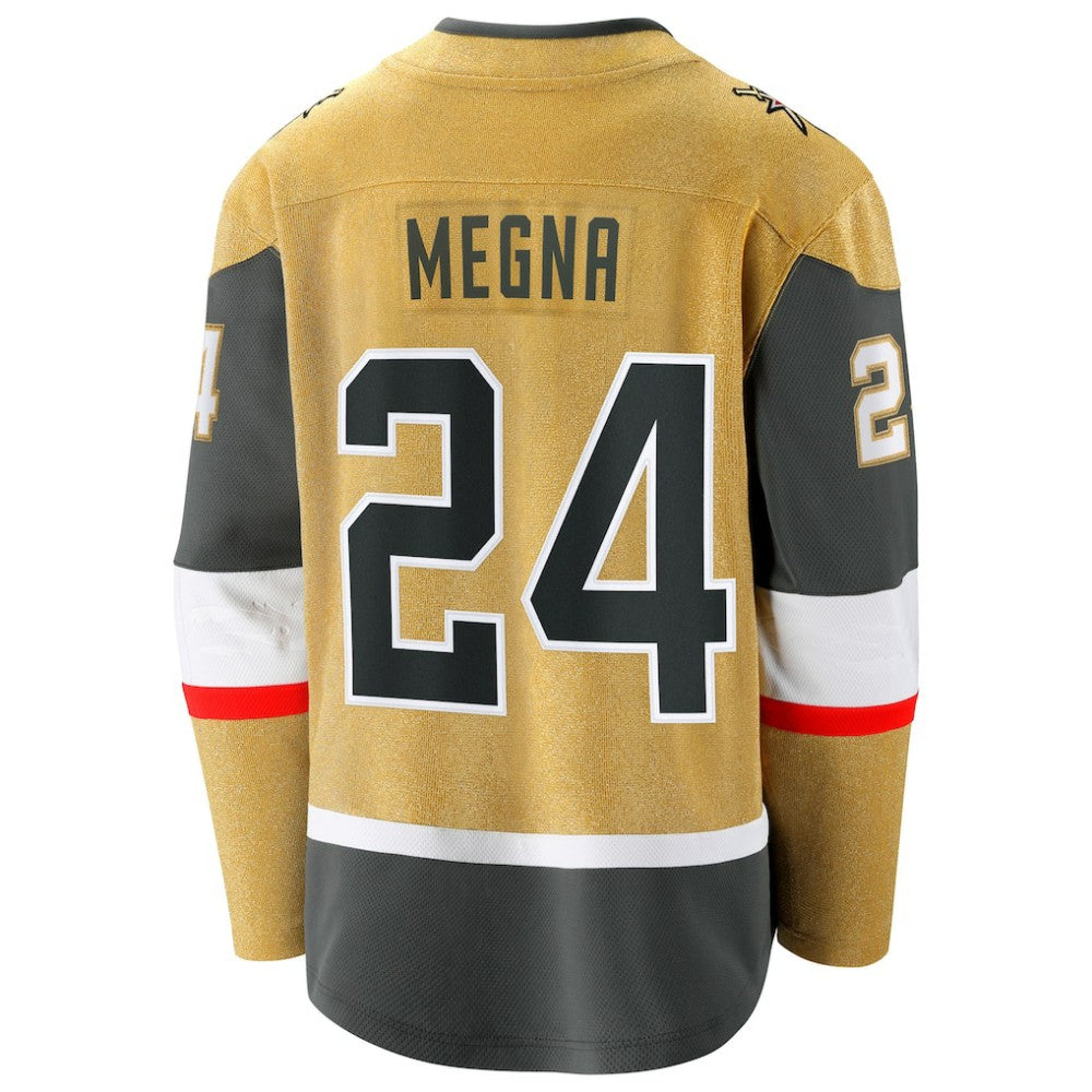 Jaycob Megna Vegas Golden Knights Fanatics Home Breakaway Jersey - Gold | Fanatics Lifestyle