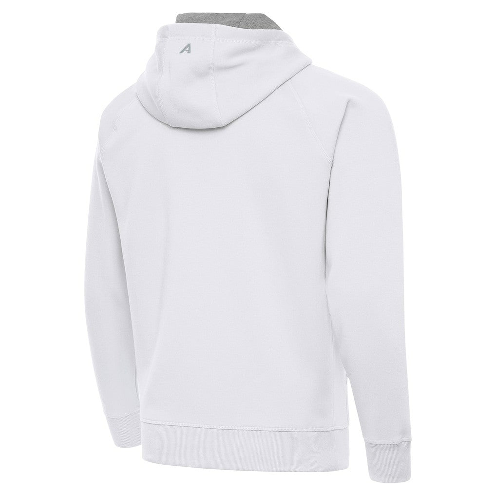Orlando Magic Antigua New Logo Victory Full-Zip Hooded Sweatshirt White