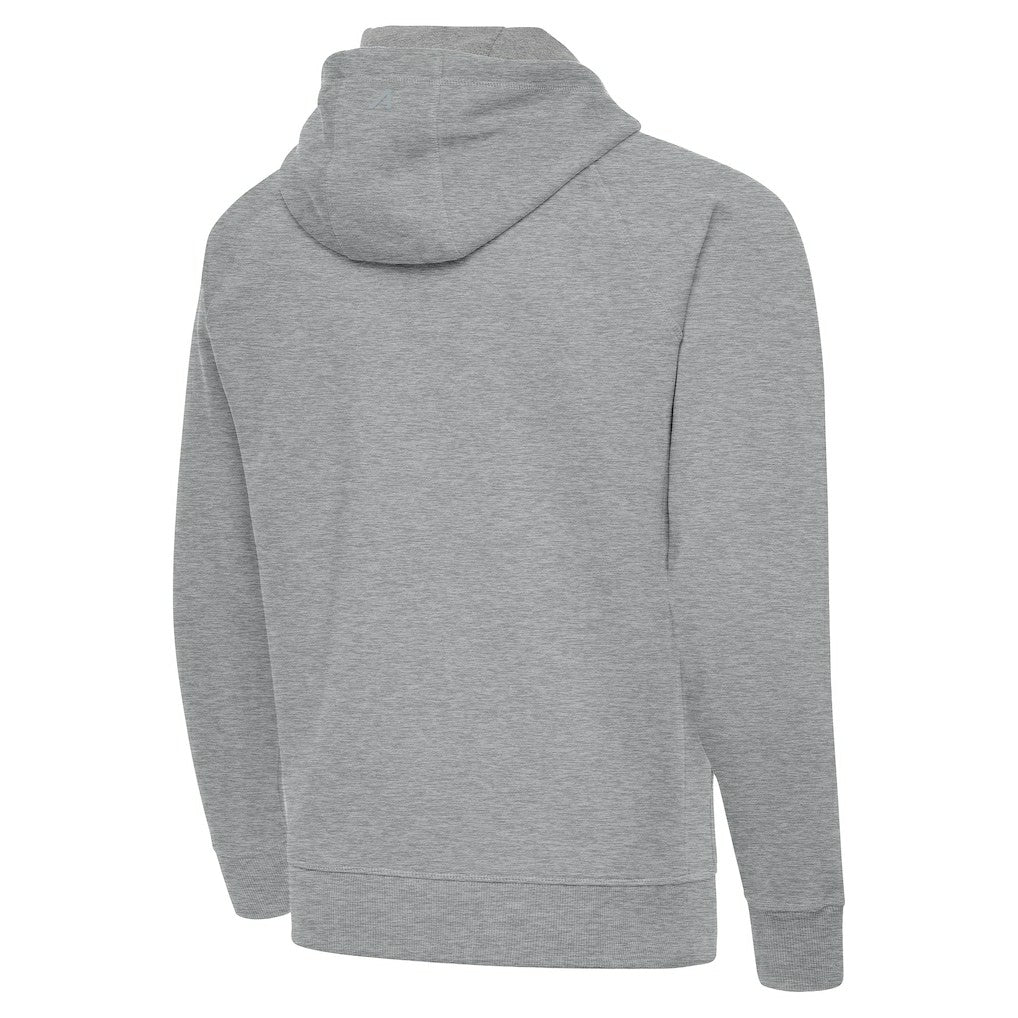 Orlando Magic Antigua New Logo Victory Full-Zip Hooded Sweatshirt Heather Gray