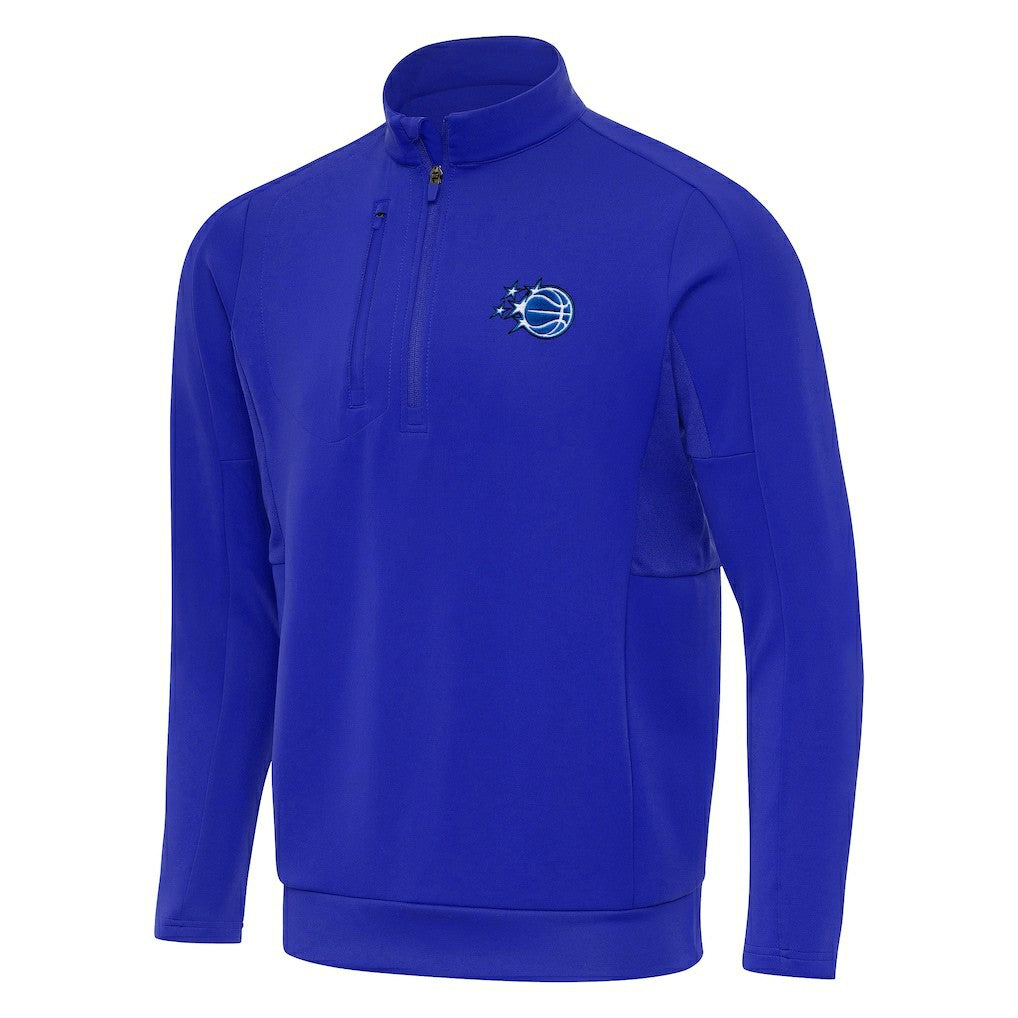 New Era Orlando Magic Antigua New Logo Generation Quarter-Zip Pullover Top Royal