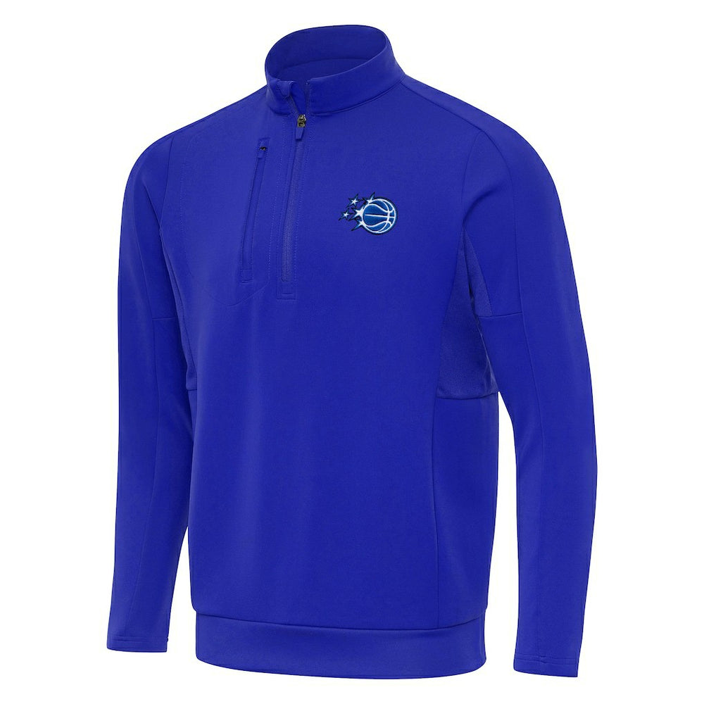 New Era Orlando Magic Antigua New Logo Generation Quarter-Zip Pullover Top Royal