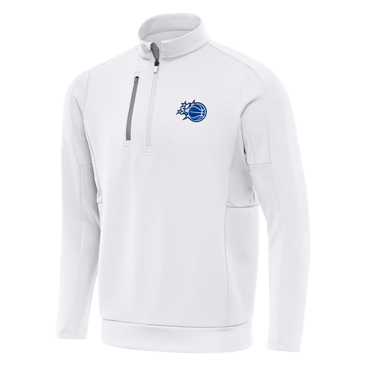 New Era Orlando Magic Antigua New Logo Generation Quarter-Zip Pullover Top White