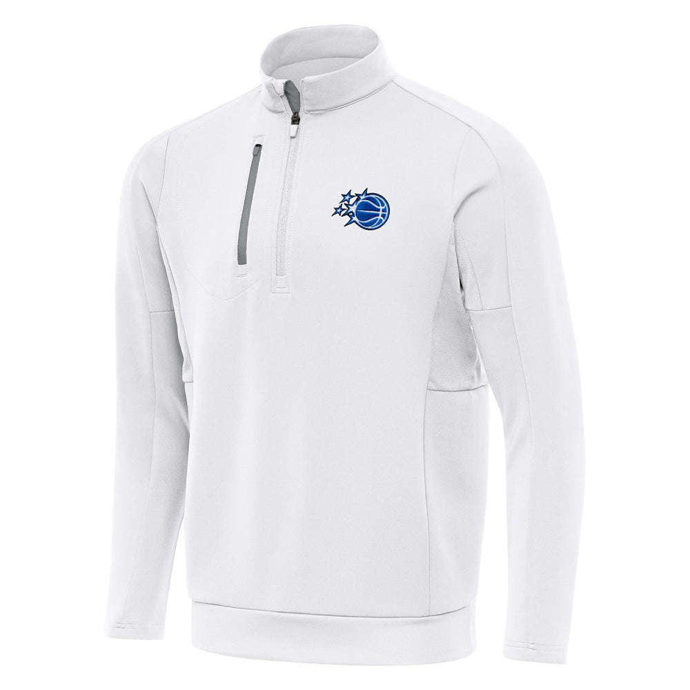 New Era Orlando Magic Antigua New Logo Generation Quarter-Zip Pullover Top White