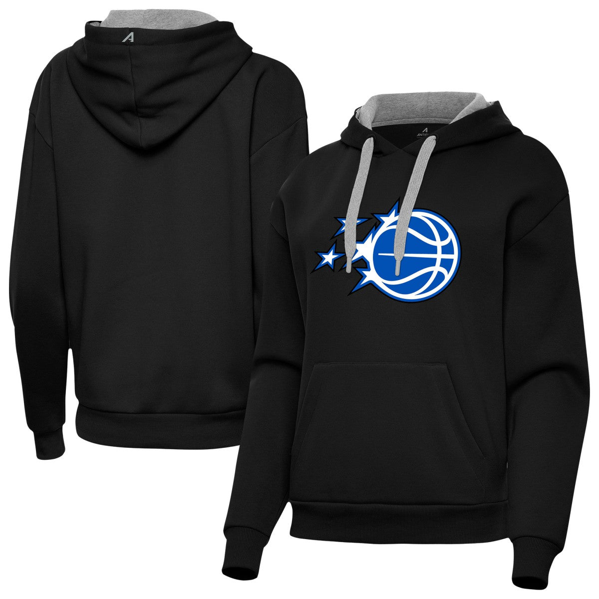 Orlando Magic Antigua Women's New Logo Victory Pullover Hoodie Black