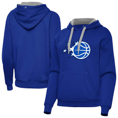 Orlando Magic Antigua Women's New Logo Victory Pullover Hoodie Royal