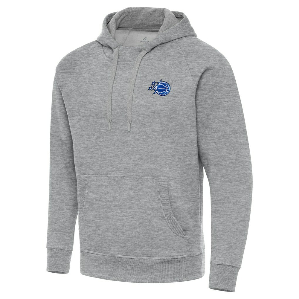 Orlando Magic Antigua New Logo Tall Victory Pullover Hoodie Heather Gray