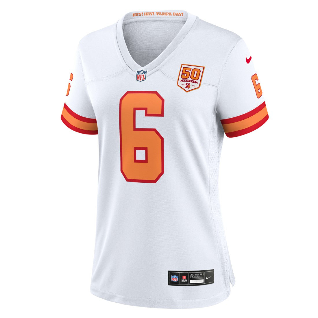 Baker Mayfield '76 Tampa Bay Buccaneers Women's 50th Season Game Jersey - White - Nike