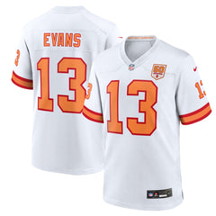 Mike Evans '76 Tampa Bay Buccaneers 50th Season Game Jersey - White - Nike