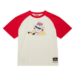 Cincinnati Reds Mitchell & Ness Women's Boyfriend Raglan T-Shirt for sale