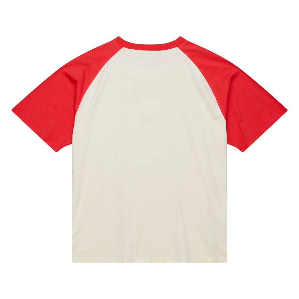 Boston Red Sox Mitchell & Ness Women's Boyfriend Raglan T-Shirt Discount