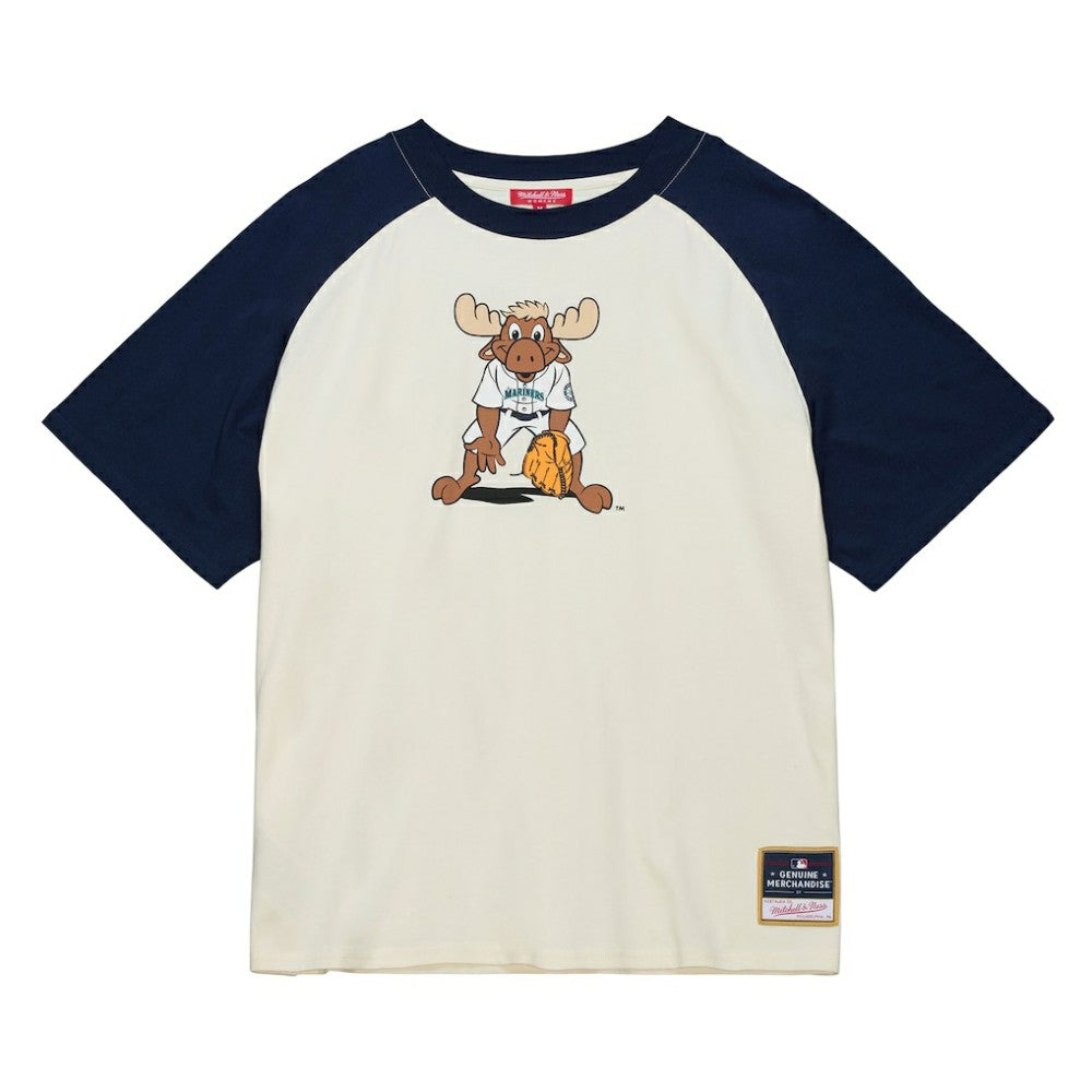 Seattle Mariners Mitchell & Ness Women's Boyfriend Raglan T-Shirt Outlet