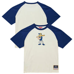 Milwaukee Brewers Mitchell & Ness Women's Boyfriend Raglan T-Shirt Discount