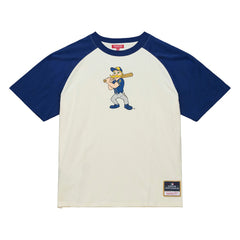Milwaukee Brewers Mitchell & Ness Women's Boyfriend Raglan T-Shirt Discount