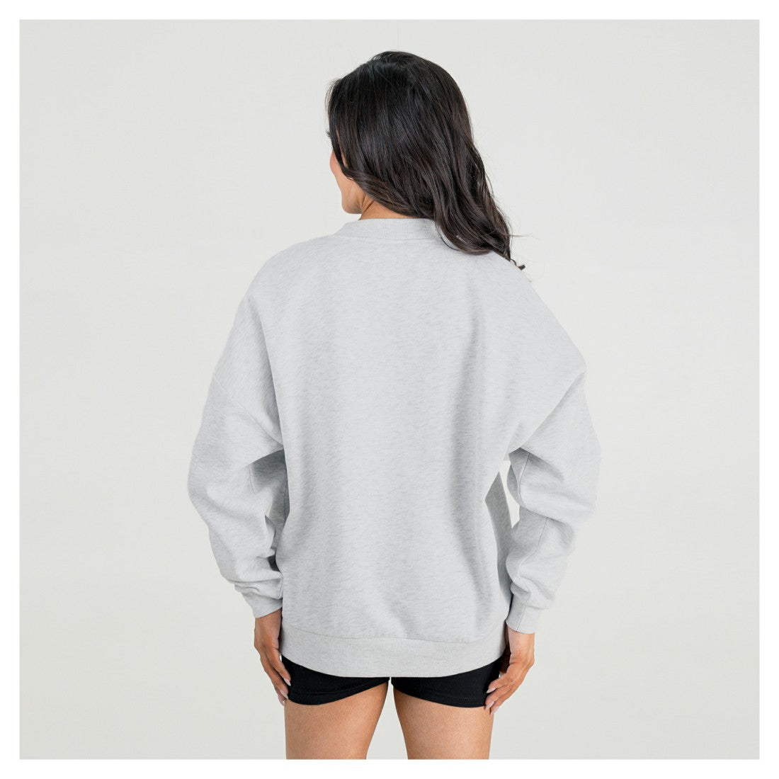 Houston Texans Gameday Couture Women's Fierce Focus Premium Oversized Fleece Pullover Sweatshirt - Ash - NFL