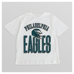 Philadelphia Eagles Gameday Couture Women's Oversized Classic Fierce Focus T-Shirt - White - NFL
