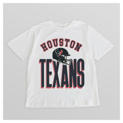Houston Texans Gameday Couture Women's Oversized Classic Fierce Focus T-Shirt - White - NFL