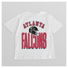 Atlanta Falcons Gameday Couture Women's Oversized Classic Fierce Focus T-Shirt - White - NFL