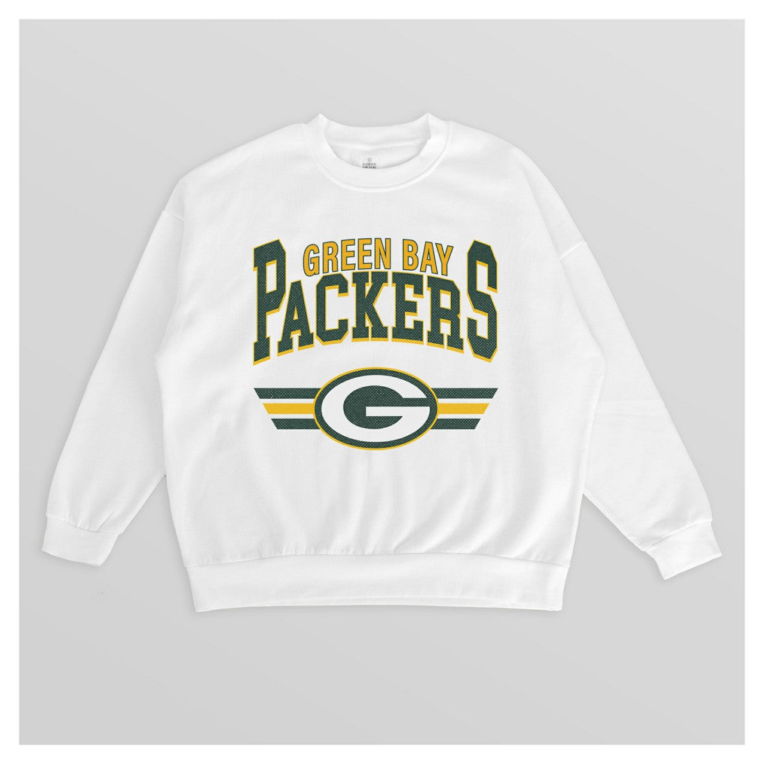 Green Bay Packers Gameday Couture Women's Swift Strike Premium Oversized Fleece Pullover Sweatshirt - White - NFL