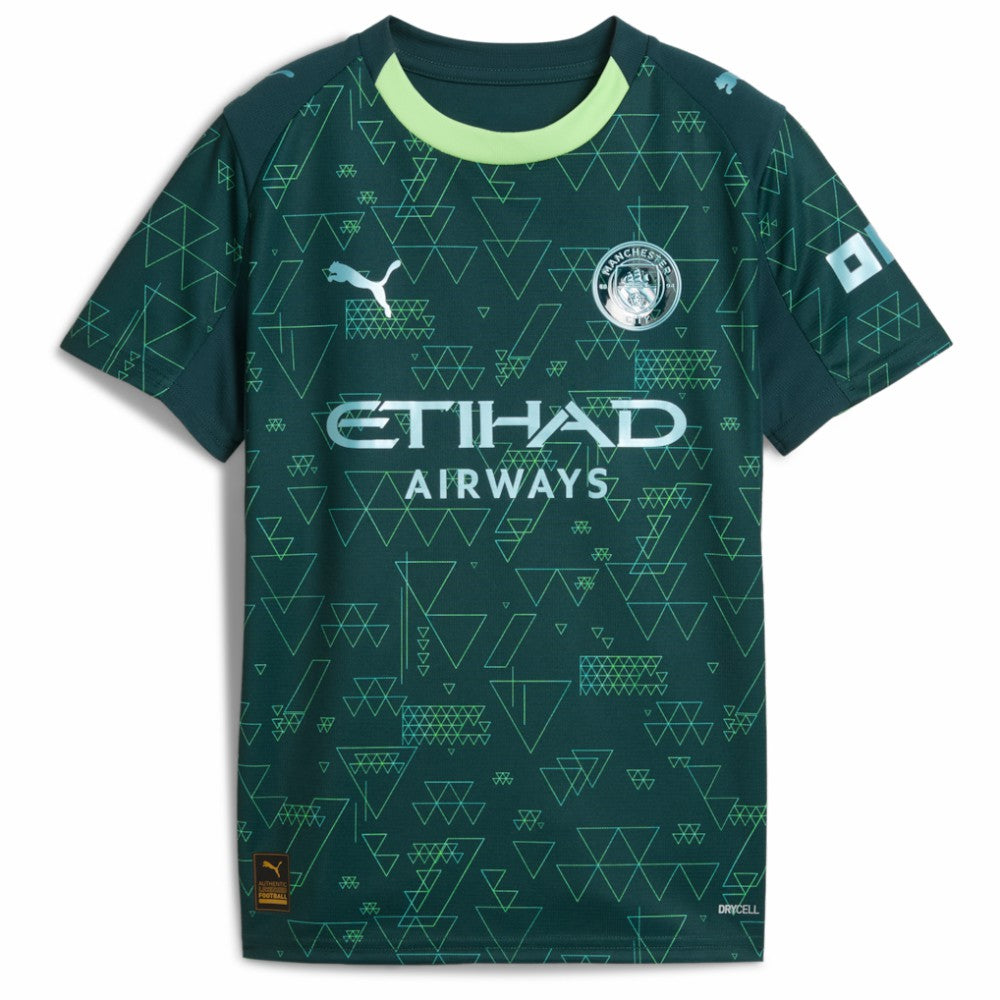 Puma - Manchester City x EA SPORTS FC Youth 2025/26 Fourth Jersey - Green