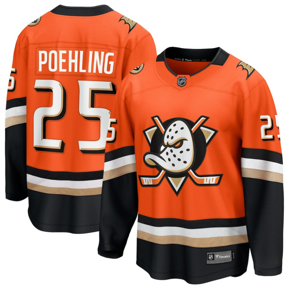 Ryan Poehling Anaheim Ducks Fanatics Home Breakaway Jersey - Orange | Fanatics Clearance
