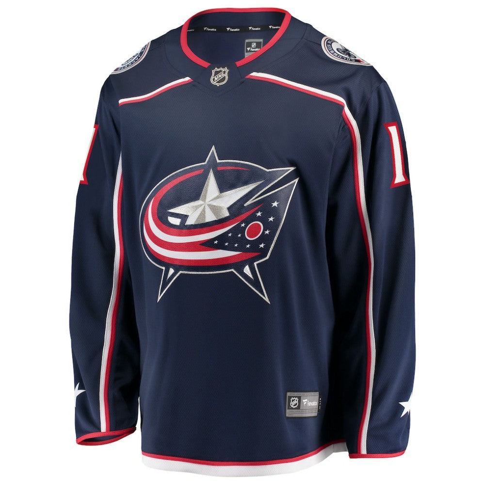 Miles Wood Columbus Blue Jackets Fanatics Home Breakaway Jersey - Navy | Fanatics Clearance