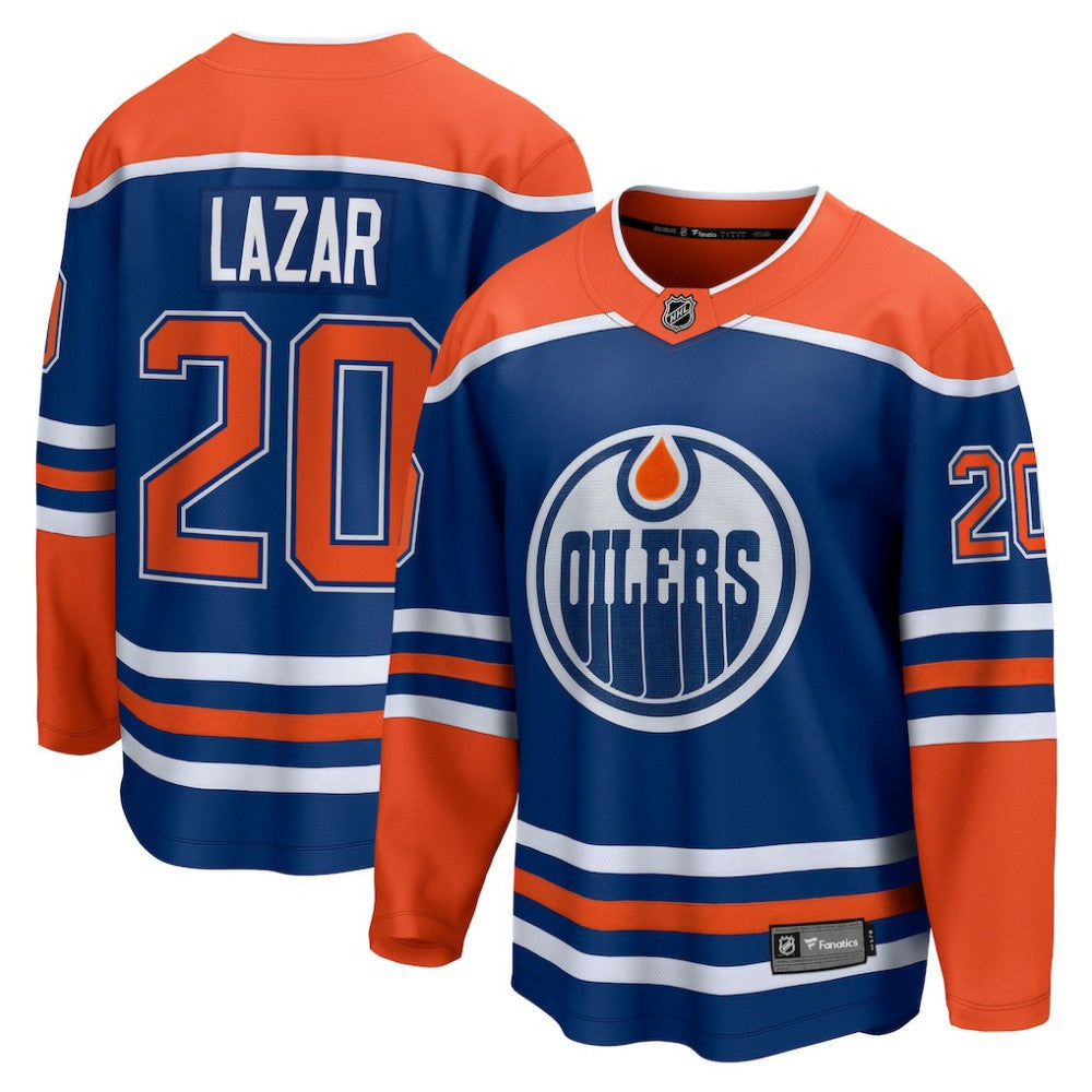 Curtis Lazar Edmonton Oilers Fanatics Home Breakaway Jersey - Royal | Fanatics sale
