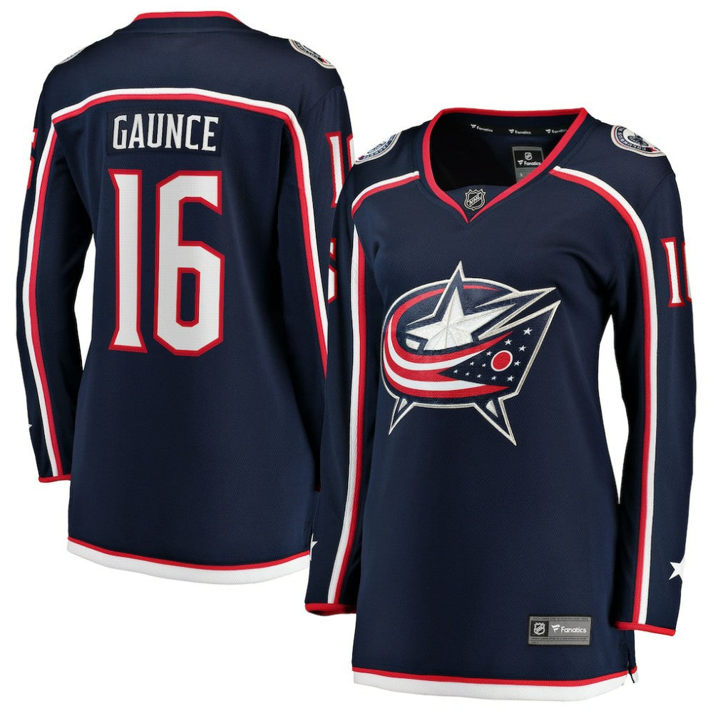 Brendan Gaunce Columbus Blue Jackets Fanatics Women's Home Breakaway Jersey - Navy | Fanatics Lifestyle