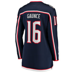 Brendan Gaunce Columbus Blue Jackets Fanatics Women's Home Breakaway Jersey - Navy | Fanatics Lifestyle