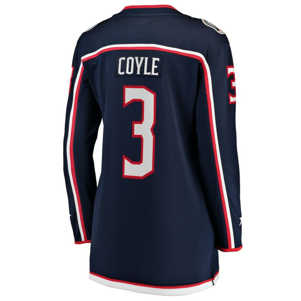 Charlie Coyle Columbus Blue Jackets Fanatics Women's Home Breakaway Jersey - Navy | Fanatics on sale