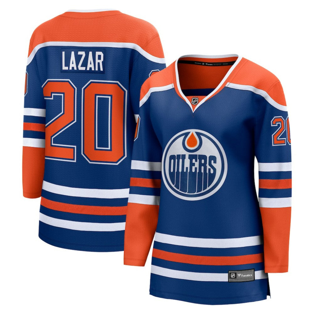 Curtis Lazar Edmonton Oilers Fanatics Women's Home Breakaway Jersey - Royal | Fanatics sale
