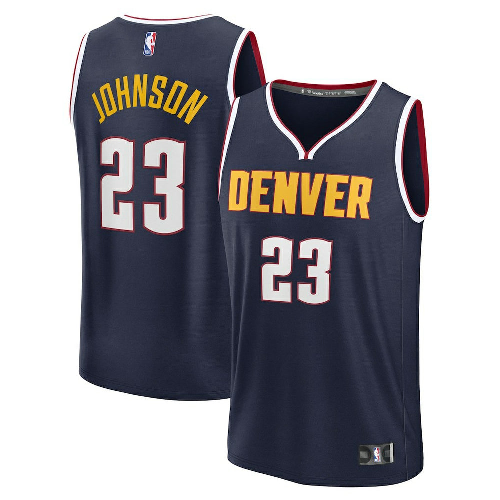 Fanatics Cameron Johnson Denver Nuggets Youth Fast Break Replica Jersey Navy Icon Edition