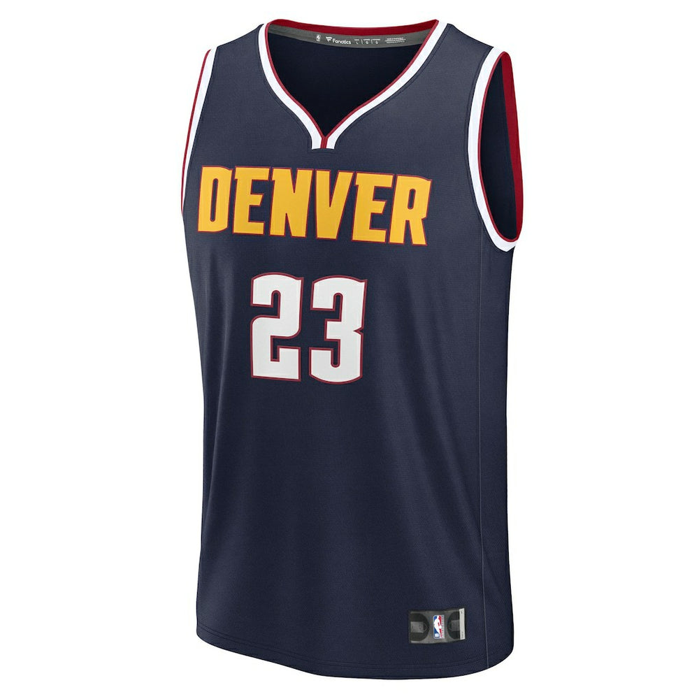Fanatics Cameron Johnson Denver Nuggets Youth Fast Break Replica Jersey Navy Icon Edition