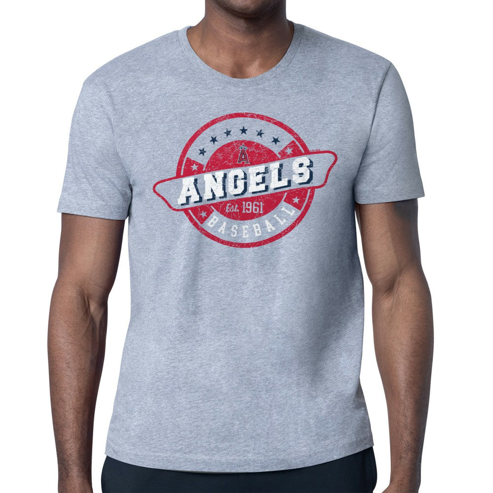 Los Angeles Angels Starter Route 66 Team Logo T-Shirt for sale