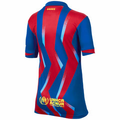 Nike - Barcelona Youth 2025/26 Fourth Replica Jersey - Blue