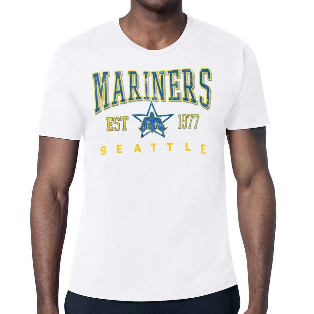 Seattle Mariners Starter Distressed Logo T-Shirt for sale