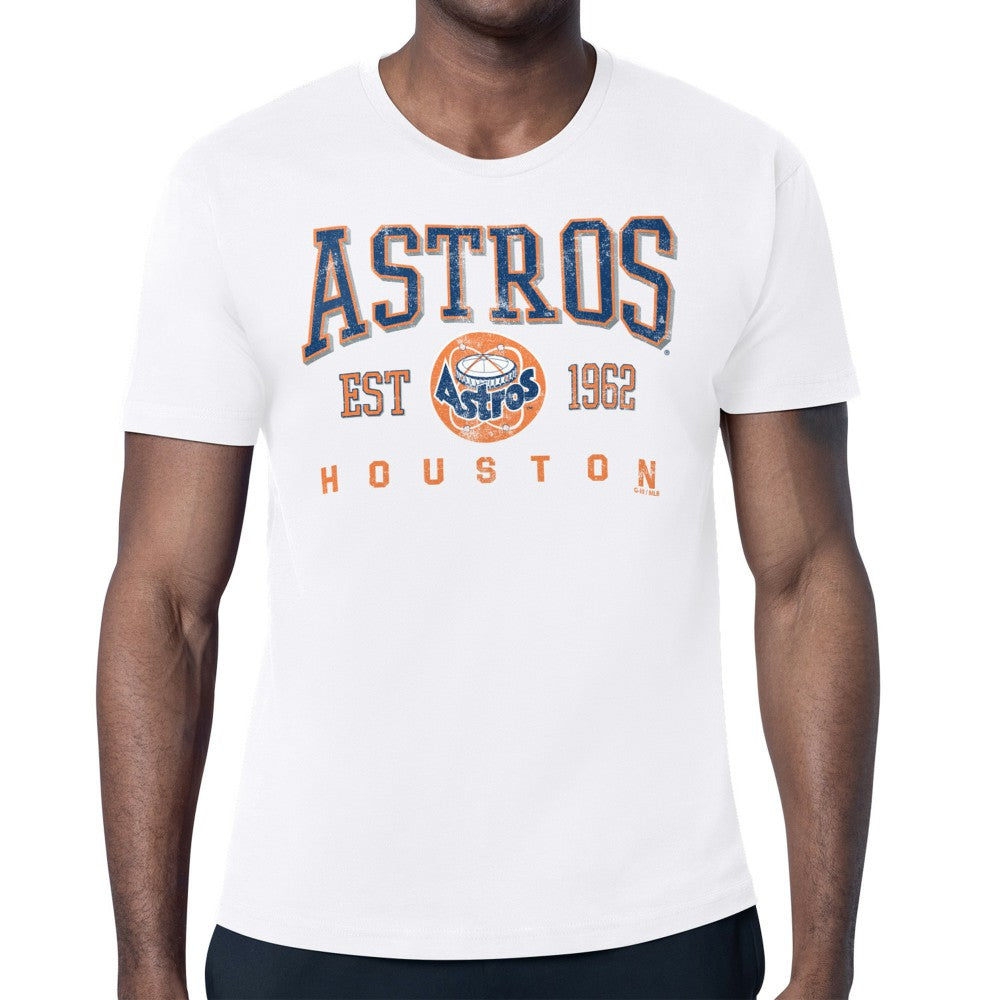 Houston Astros Starter Distressed Logo T-Shirt Sale