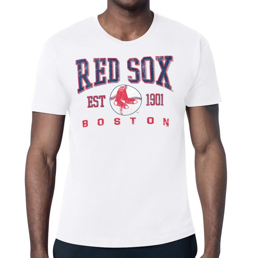 Boston Red Sox Starter Distressed Logo T-Shirt Sale